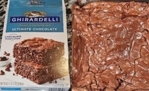 Improve Ghirardelli brownie mix