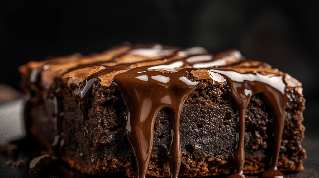 Glossy chocolate brownie icing recipe