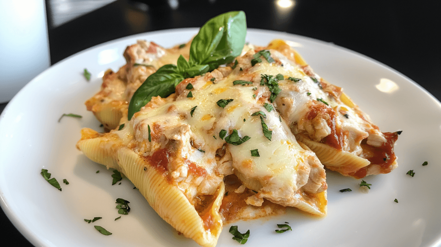 chicken stuffed shells recipe