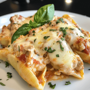 chicken stuffed shells recipe 