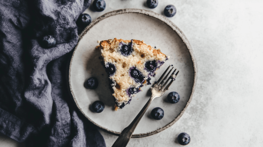 blueberry buckle coffee cake