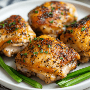 
simple chicken thigh recipe meal