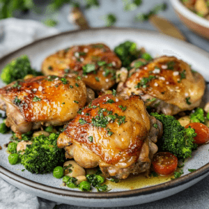 
simple chicken thigh recipe meal