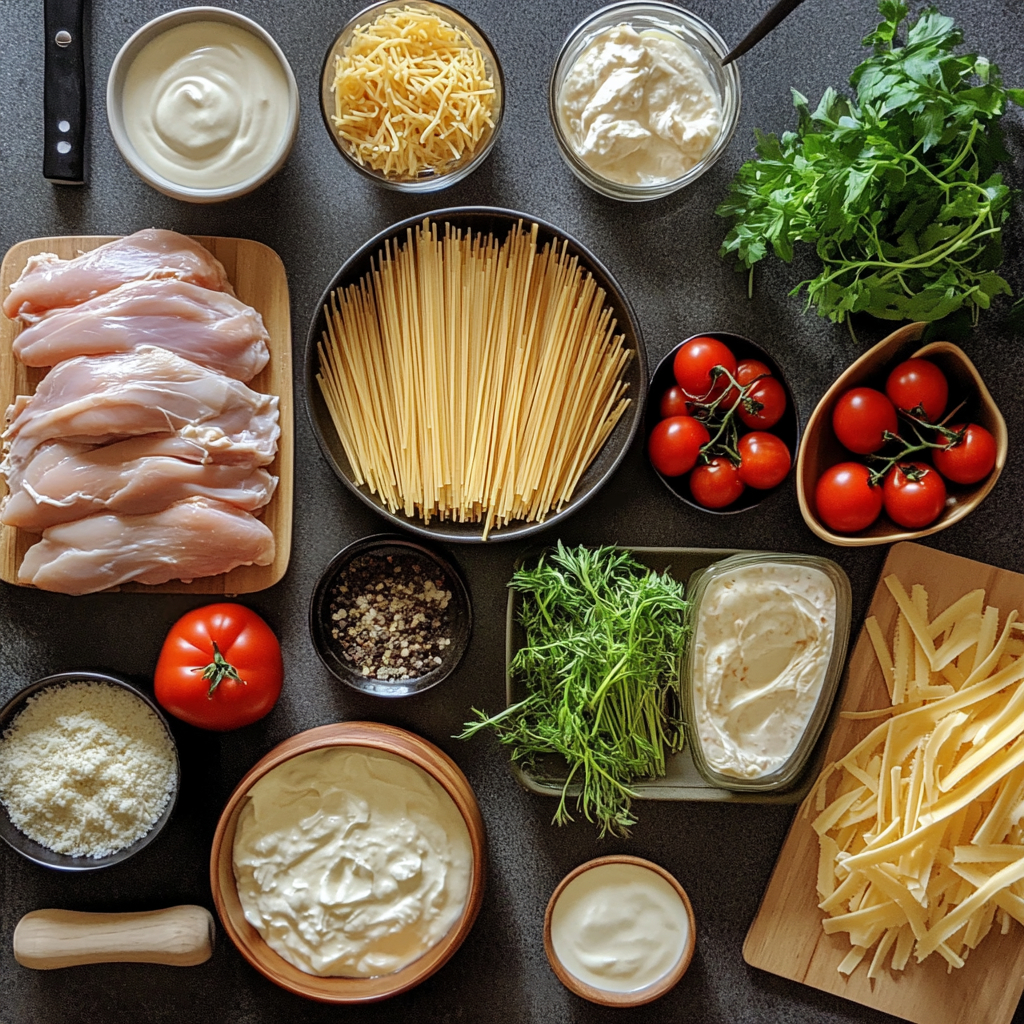 Chicken Spaghetti – The Ultimate Creamy, Cheesy Comfort Food Classic 5 Chicken Spaghetti creamy casserole with golden cheese and baked pasta