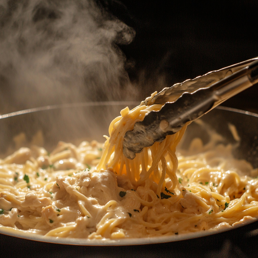 Chicken Spaghetti – The Ultimate Creamy, Cheesy Comfort Food Classic 6 Chicken Spaghetti creamy casserole with golden cheese and baked pasta