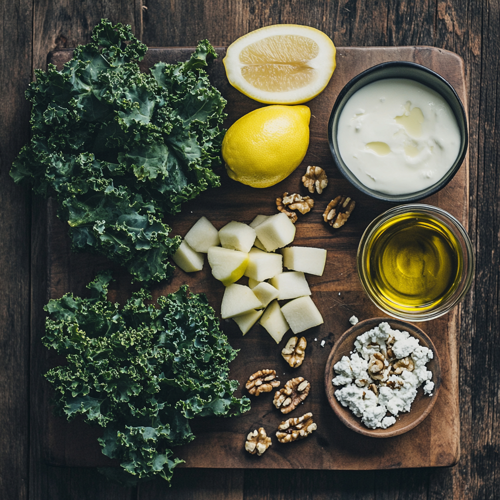 Kale Salad Recipe – Simple, Fresh, and Perfect for Every Season 5 Ingredients for kale salad recipe